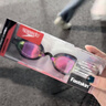 速比涛（Speedo）Edge进口精工泳镜高清防水防雾游泳训练运动男女通用 黑色/烟灰 实拍图