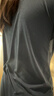 蕉内（Bananain）棉棉300S睡裙女士莫代尔夏季睡衣带杯短袖无袖吊带裙棉莫防走光 【短袖带杯】徽蓝 M 实拍图