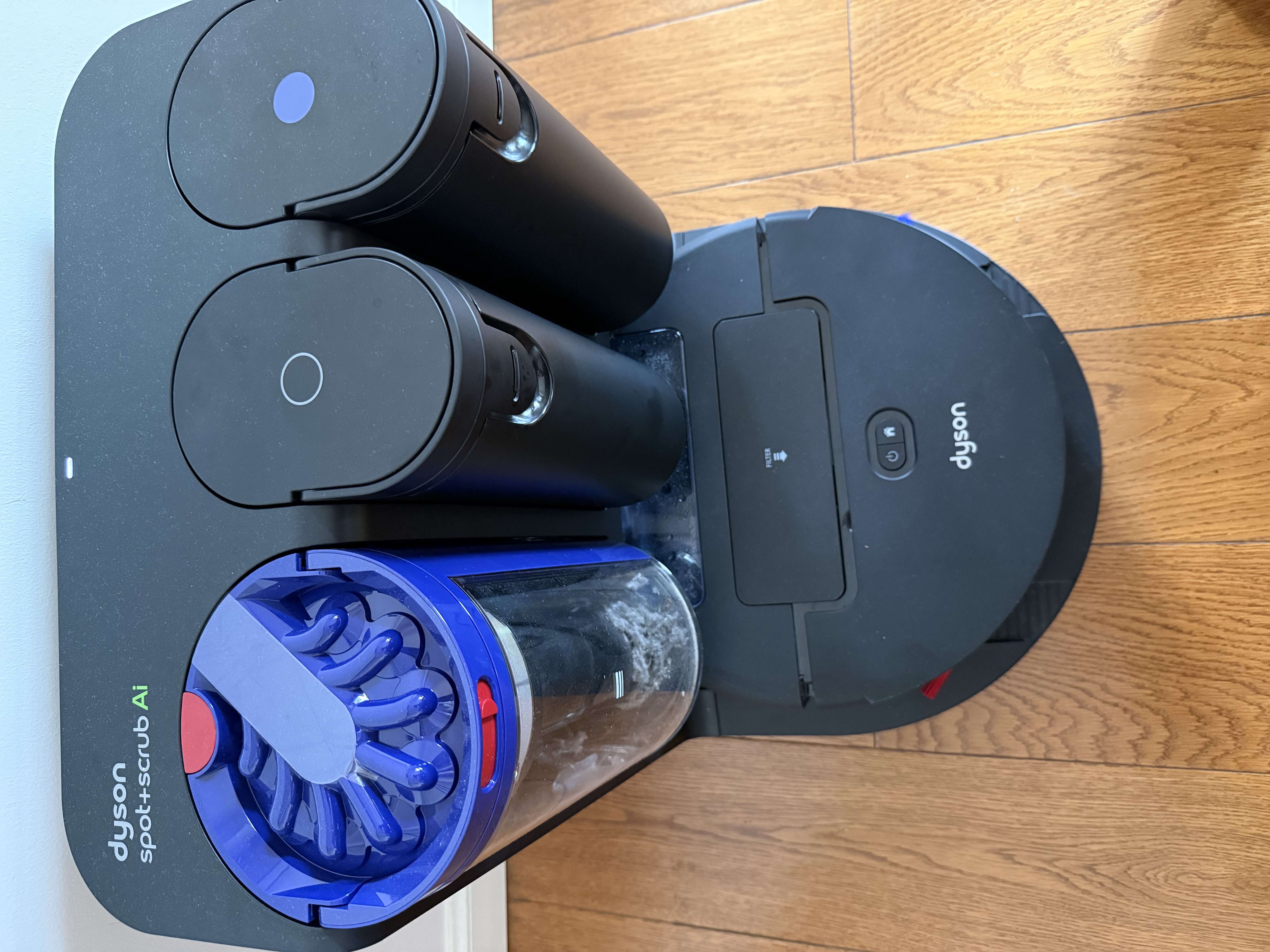 戴森（DYSON）Spot+Scrub AI 扫地机器人智能吸尘机器人吸尘器 扫拖一体全自动清洗 实拍图