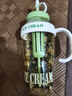 【京东物流】水杯冰霸吸管杯高颜值学生茶水分离大容量杯子 肚肚杯1个-浅绿色 实拍图