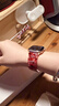 Apple/苹果 Watch S11 智能手表GPS款42毫米玫瑰金色铝金属表壳淡桃粉色运动型表带S/M MEUN4CH/B 实拍图
