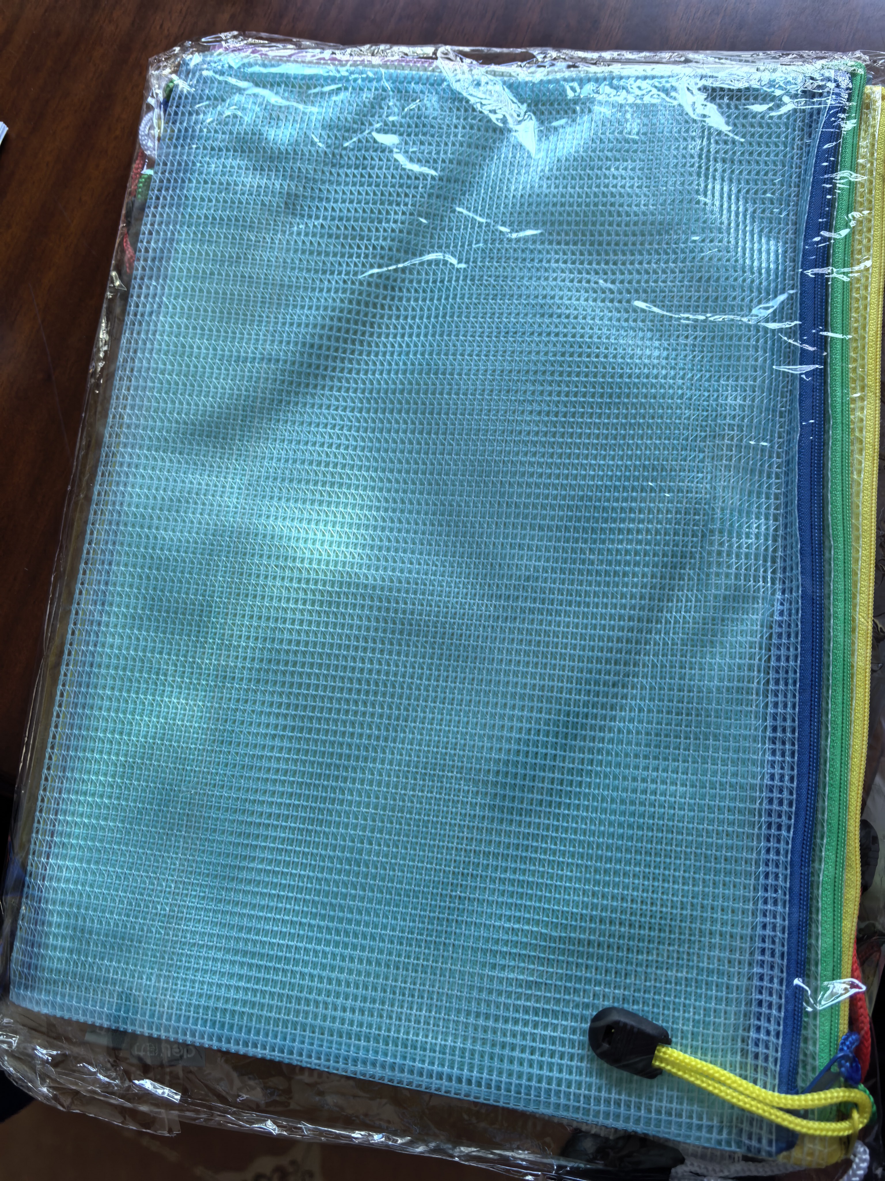 得力(deli)10只装文件袋拉链袋资料袋办公票据收纳袋拉边袋学生科目分类袋试卷收纳袋 33414-10 实拍图