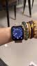 Apple/苹果 Watch S11 智能手表GPS款46毫米玫瑰金色铝金属表壳淡桃粉色运动型表带S/M MEVT4CH/B 实拍图
