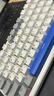 雷柏（Rapoo）V700DIY-98升级款 三模客制化无线机械键盘gasket结构7层填充消音全键热插拔键盘 白灰蓝(弹白轴) 实拍图