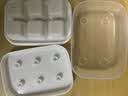 Jidaocook硅胶冰块模具家用冰箱制冰盒按压带盖冻冰块神器食品级迷你冰盒 硅胶软底【6格】单个装 实拍图
