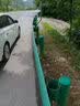 世腾波形护栏乡村道路镀锌喷塑护拦板国省道双波三波国标非标公路护栏 镀锌银色护栏板 实拍图