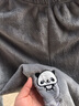 聚喜莱睡衣女冬季长袖珊瑚绒加厚学生套装冬天保暖韩版可爱卡通女士休闲加大码家居服可外穿 灰色小熊 L码（100-115斤） 实拍图