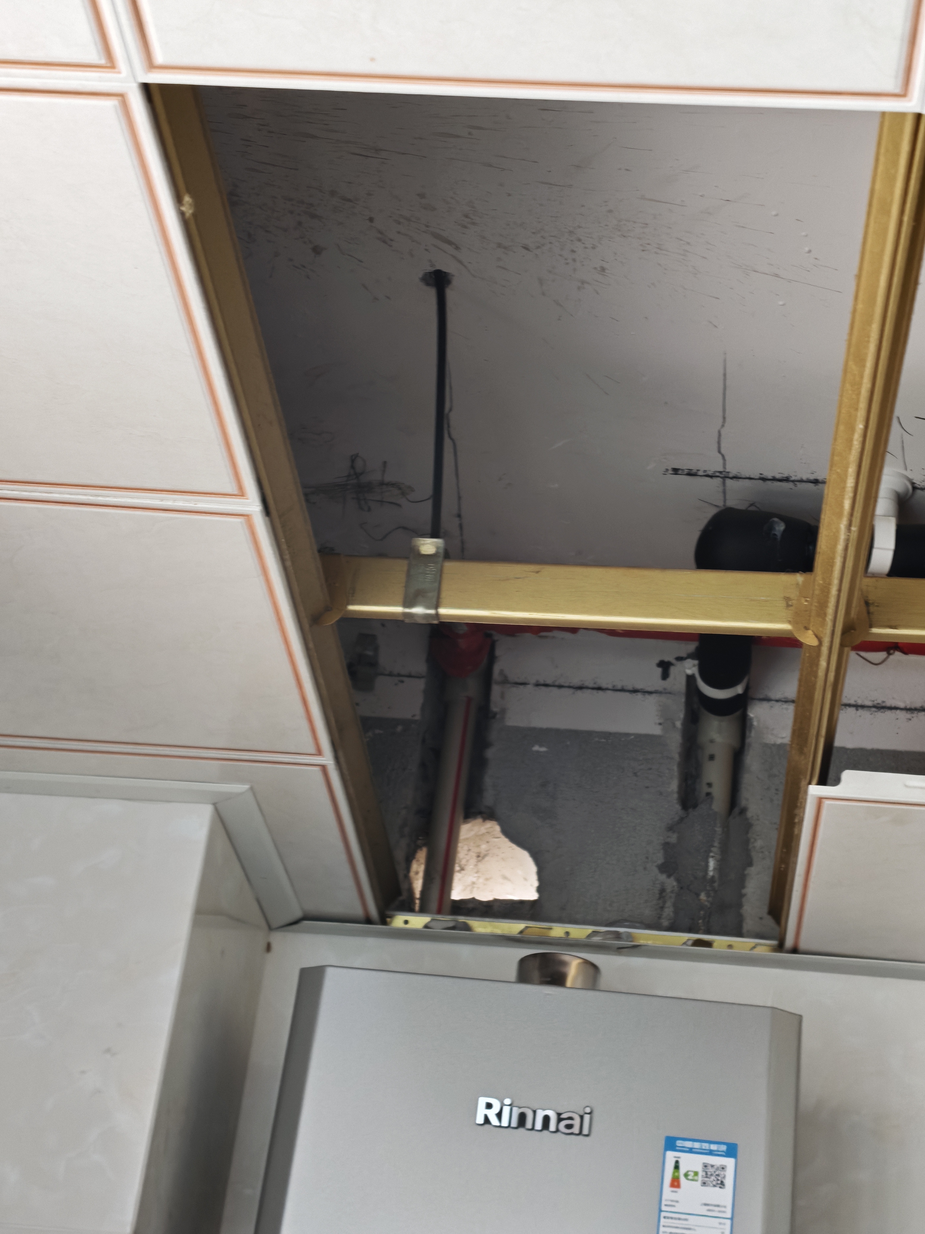 林内（Rinnai）【小蛮腰Pro plus】16升极光灰燃气热水器  超能恒温芯 恒温热水器上门安装 16GD33（JSQ31-GD33） 实拍图