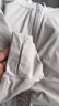 优衣库AIRism高弹力防紫外线拉链连帽开衫女装实测UPF100+483281 02 浅灰色 3XL 实拍图