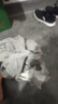 【纯棉耐磨】四季纯色休闲裤男士宽松大码直筒裤工装工作裤 浅灰色+铁灰色 【夏薄款】 XL 【适合140-160斤体重】 实拍图