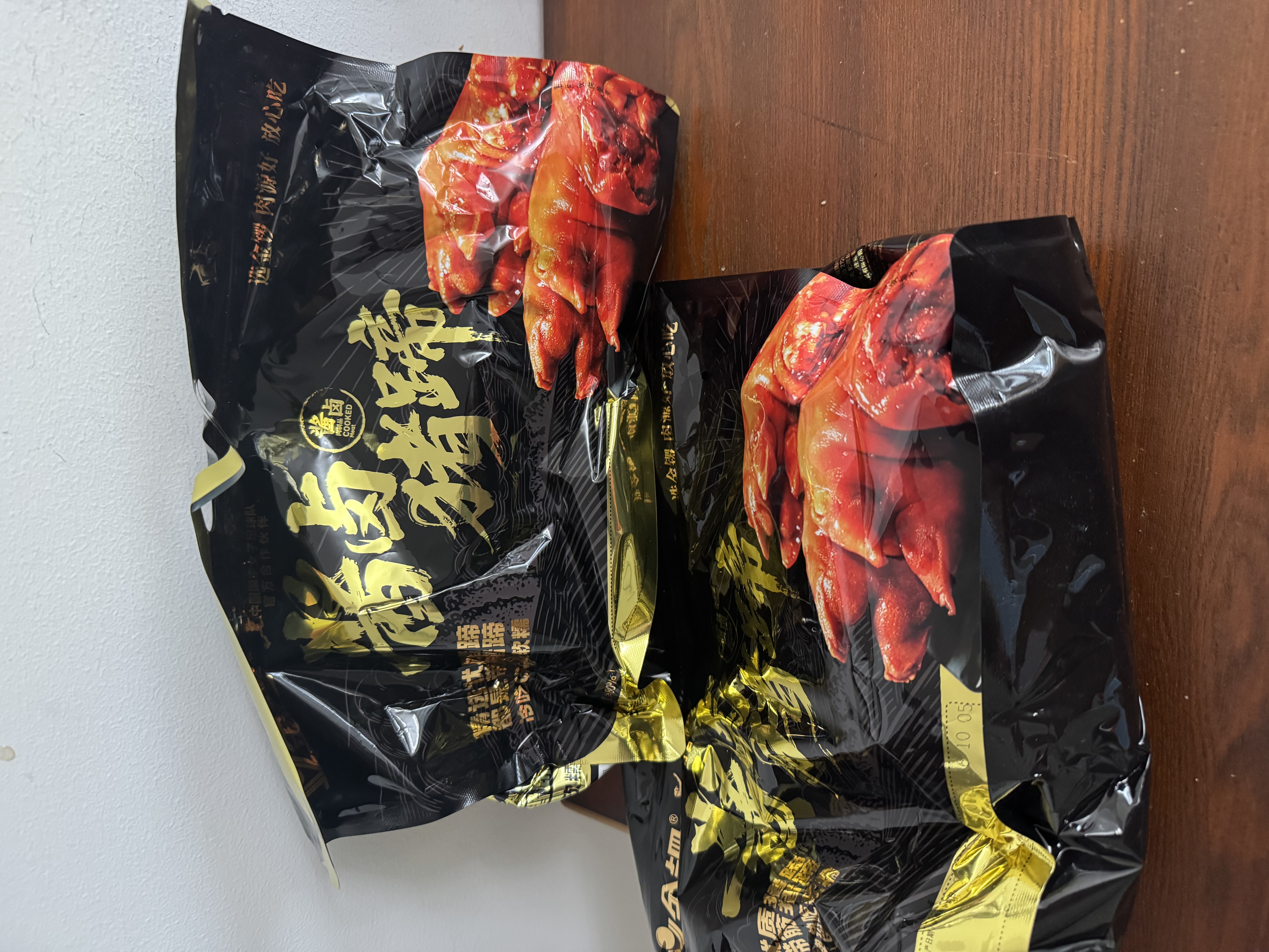 金锣酱卤猪蹄500g/袋休闲零食猪手肘子熟食下酒菜卤味方便面 实拍图
