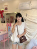 viney【陈妍希同款】包包女包牛皮斜挎包剑桥包轻奢生日礼物品牌送女友 实拍图