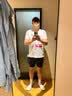 NEDAO马拉松专业短裤内道汗隐痕四分收纳紧身裤男女跑步运动条纹裤 夜跑黑（男）条纹 XL 实拍图