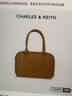 CHARLES&KEITH[折扣]纯色手提波士顿包斜挎包女士生日礼物送女友CK2-30271398 Toffee中褐色 M 实拍图