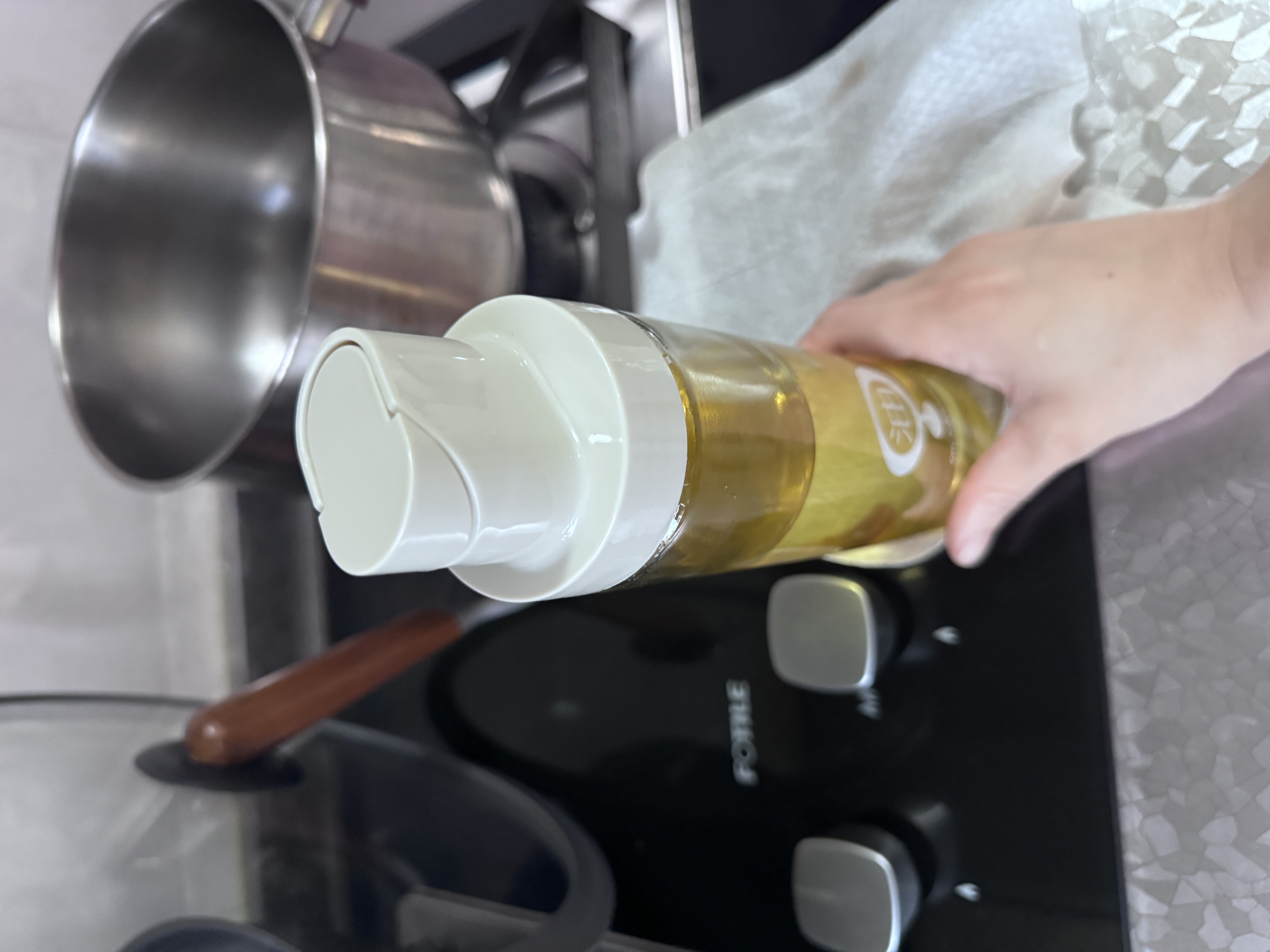佳帮手油壶厨房玻璃油瓶防漏倾斜开盖调料瓶醋壶油罐壶酱油瓶500ml 实拍图