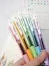 派通（Pentel ）BLN105按动黑色中性笔高颜值0.5mm签字笔商务学生速干水笔水性笔文具 天蓝杆黑芯12支装 实拍图