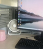 YOUMAKER【已接入米家APP】桌面小风扇空气循环扇宿舍学生台面办公室USB冷小风扇家用涡轮迷你电风扇 充电版米白【长续航】五档循环风丨可挂可立充插两用 实拍图