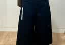 优衣库牛仔裙裤/水洗产品女装阔感裙裤26春夏新款488694 487976/69藏青色 27 /160/68A 实拍图