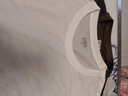 森马（Semir）【纯棉抗菌】短袖T恤男夏季简约纯色打底衫百搭t恤白色内搭上衣 漂白【3A抗菌纯棉T】 L 实拍图