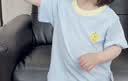 巴拉巴拉童装儿童短袖t恤男童女童2026新款夏装纯色宝宝休闲上衣婴儿衣服 实拍图