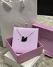 施华洛世奇（SWAROVSKI）SWAN 黑天鹅大号银链项链女送女朋友生日礼物女5347329 实拍图