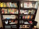 林之语实木书柜防尘书架落地一体靠墙置物架家用客厅储物收纳柜落地带门 【主图款】5层加深加高【100x34x190】胡桃色 实拍图