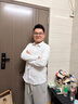 罗蒙（ROMON）纯色商务职业正装男士白衬衫工装外套长袖衬衣男CS108白色2XL 实拍图