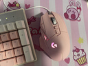 罗技（G） G502 HERO主宰者 有线鼠标 游戏鼠标  g502hero  可配重HERO引擎 礼盒送男友 RGB炫彩灯光 G502H云樱粉+鼠标垫 实拍图