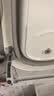 iuu婴儿洗澡盆 可折叠宝宝浴盆大号 洗澡神器躺托浴架新生儿童用品 【北欧灰-无线感温】+可调节感温浴架 材质：FDA食品级材质检测认证 实拍图