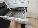 海尔（Haier）EB130B小红花嵌入式消毒柜家用灭菌舱130L 光波巴氏消毒3.0 大容量消毒碗柜三门三抽 白色母婴级 实拍图