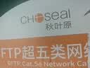 秋叶原（CHOSEAL）超五类双屏蔽网线【商用版】抗干扰纯铜线芯过福禄克 工程装修家装箱线 绿色305米/箱 QS2613XT305 实拍图
