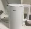 美的（Midea）电热水壶食品级304不锈钢自动断电双层防烫全钢无缝1.5L容量 MK-HJ1566 实拍图