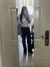 真维斯（Jeanswest）衬衫女夏季v领法式OL高级内搭通勤职业正装上衣女白色短袖S 实拍图