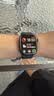 Apple/苹果 Watch S11 智能手表GPS款46毫米亮黑色铝金属表壳黑色运动型表带M/L MEVH4CH/B 实拍图