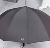 天堂伞 抗风双人雨伞长柄 10骨超大号半自动黑胶防晒直杆晴雨两用伞碳黑 实拍图