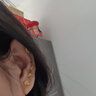 周六福小金花足金999黄金耳钉女生日礼物计价AC090379 一对 约0.64g 实拍图