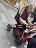 奔昂 婴儿推车可坐可躺轻便避震宝宝折叠婴儿车双向BB童车手推车 升级卡其+一键单手收+可坐躺+可双向推行+四轮高配 实拍图