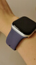 Apple/苹果 Watch S11 智能手表GPS款42毫米银色铝金属表壳雾紫色运动型表带S/M MEUT4CH/B 实拍图