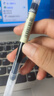 得力（deli）(deli)速干直液笔签字笔 0.5mm全针管学生中性笔 办公水笔直液式走珠笔 黑色30支/盒33788 实拍图
