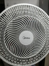 美的（Midea）【加大网罩】七叶轻音柔风电风扇/家用省电落地扇/小型台式电扇/广角摇头大风力宿舍风扇 SAE35CA1 实拍图
