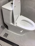 九牧（JOMOO）马桶家用一级水效防臭卫浴虹吸式马桶坐便器大冲力抗菌卫生间坐厕 镇店热卖【升级无棱】11370 305坑距(2515城包安装) 实拍图