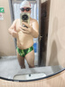 李宁（LI-NING）泳镜防水防雾男女高清游泳眼镜平光游泳镜LNJT224-10暗夜黑 实拍图