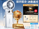 名创优品（MINISO）2026新款小风扇手持风扇半导体制冷可折叠随身携带充电款超长续航静音小型usb桌面电风扇挂脖学生1 实拍图