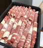 龙大肉食 猪梅花肉卷 净重1斤猪肉梅花肉火锅食材煎烤小炒生鲜 实拍图