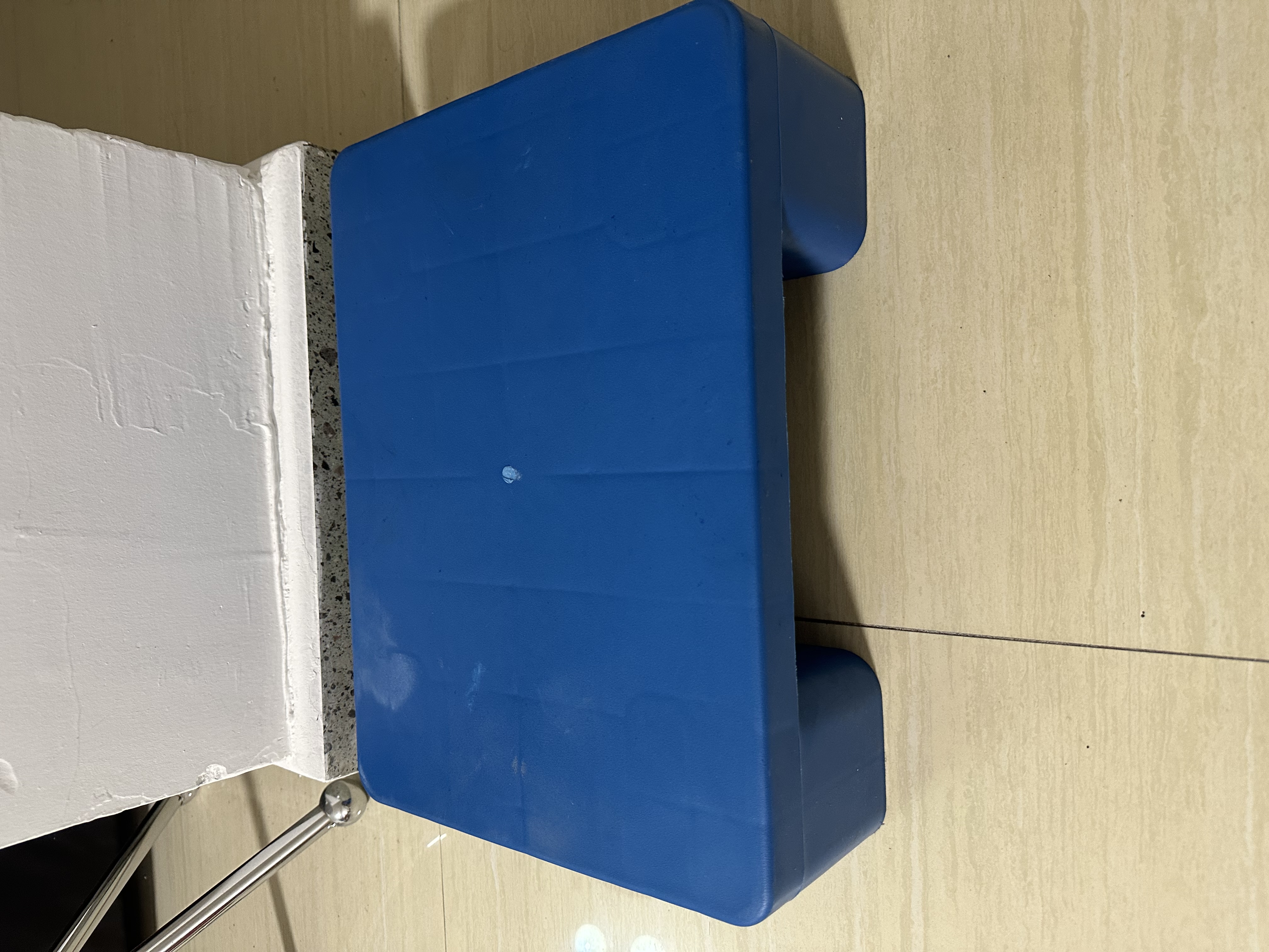 实承平板塑料托盘防潮板仓库垫板叉车板栈板卡板货架冷库地堆托板40*30*12蓝色 实拍图