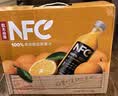 农夫山泉100%纯果汁NFC橙汁900ml*4瓶整箱装鲜果冷压榨饮料礼盒 实拍图