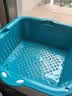 茶花双层洗菜滤水篮沥水篮 果蔬漏盆淘菜淘米筛子火锅拼盘菜篮子6件套 实拍图