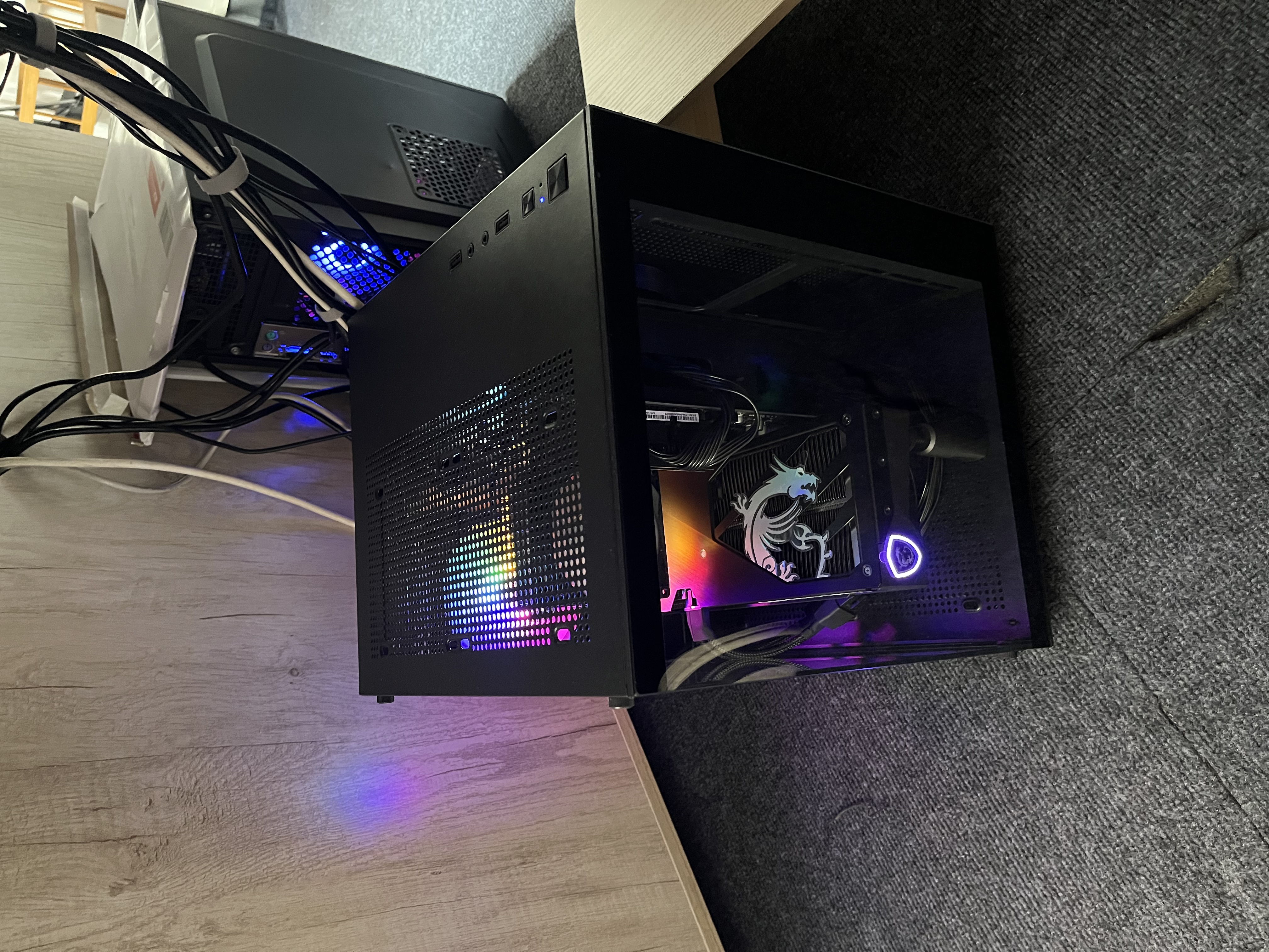 微星（MSI） i5 12400F/14400F/RTX3060/4060/5060Ti黑悟空三角洲游戏主机电脑台式机组装电脑主机DIY整机 配置九：i5 14400F丨RTX5060 8G 实拍图