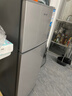 志高（CHIGO）小冰箱迷你小型家用冷藏冷冻两用宿舍出租房用双门办公室电冰箱节能省电 【一级能效】128L银色【全国联保丨节能省电】 实拍图