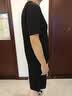 京东京造百万热销男士t恤短袖女夏季红点新款40支新疆棉休闲打底衫藏青XL 实拍图